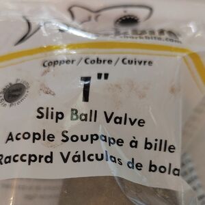 Brass Slip Ball Valve - 1 Inch